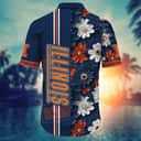 NCAA Illinois Fighting Illini Hawaiian Shirt Floral Aloha Beach Gift For Best Friend NCAA Illinois Fighting Illini Hawaiian Shirt Floral Aloha Beach Gift For Best Friend
