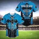 NFL Carolina Panthers Baseball Jersey Man Of God Husband Dad Panthers Fan Gift For Him NFL Carolina Panthers Baseball Jersey Man Of God Husband Dad Panthers Fan Gift For Him