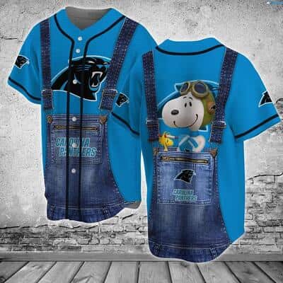 Stylish NFL Carolina Panthers Baseball Jersey Cute Gift For Football Players Stylish NFL Carolina Panthers Baseball Jersey Cute Gift For Football Players