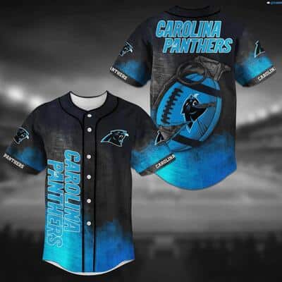 Stylish NFL Carolina Panthers Baseball Jersey Gift For Football Boyfriend Stylish NFL Carolina Panthers Baseball Jersey Gift For Football Boyfriend