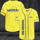 Yellow Twisted Tea Baseball Jersey Hard Iced Tea Gift For Friends Yellow Twisted Tea Baseball Jersey Hard Iced Tea Gift For Friends