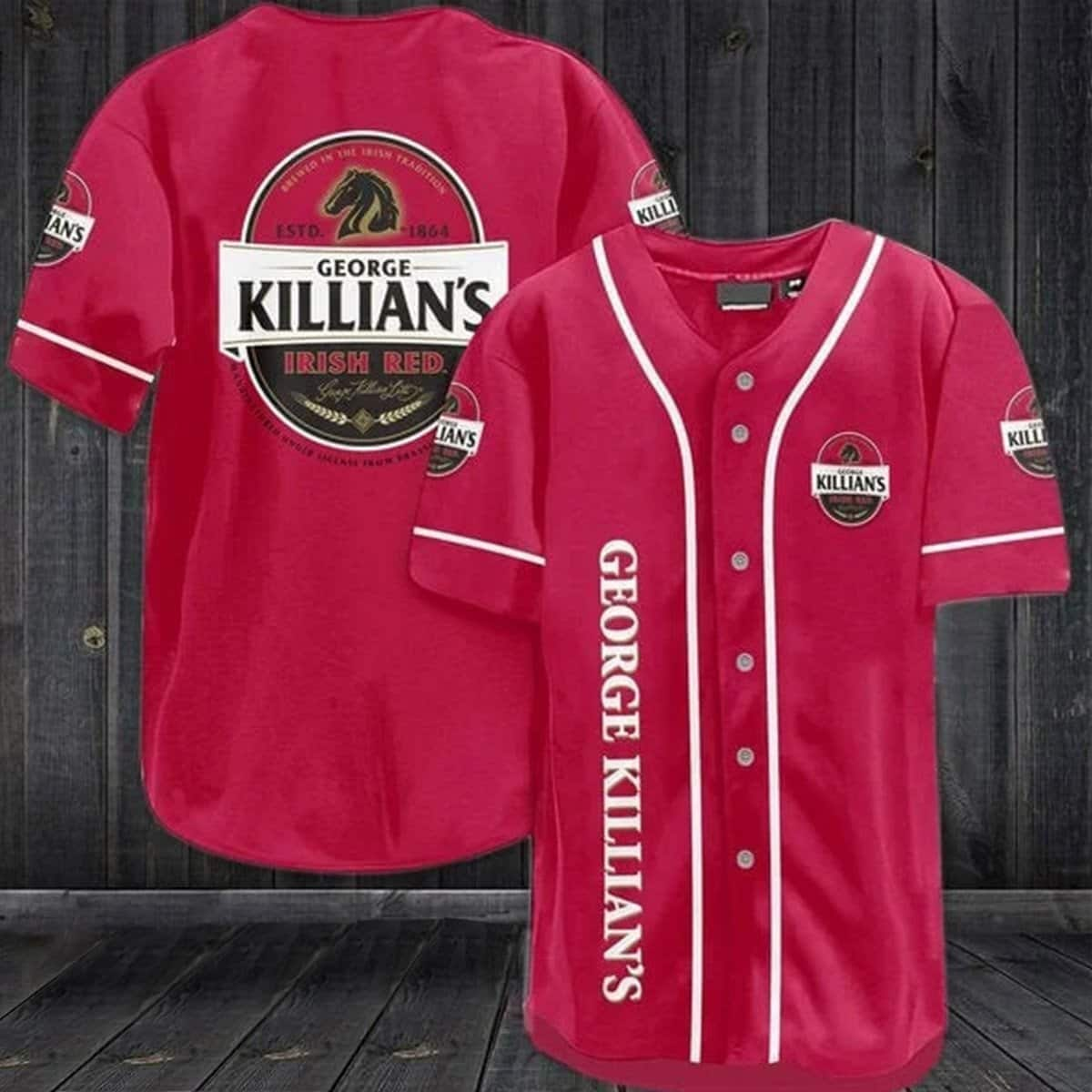 Red George Killian's Baseball Jersey Gift For Sporty Boyfriend