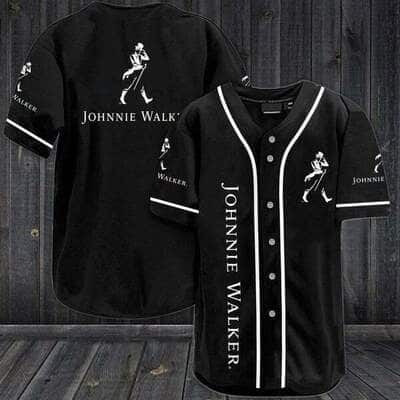 Black Johnnie Walker Baseball Jersey Gift For Whisky Lovers Black Johnnie Walker Baseball Jersey Gift For Whisky Lovers