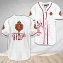 White Stroh's Baseball Jersey Makes Me High Sports Gift For Friends White Stroh's Baseball Jersey Makes Me High Sports Gift For Friends