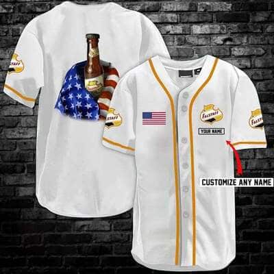 Customize Falstaff Baseball Jersey US Flag Gift For Friends Customize Falstaff Baseball Jersey US Flag Gift For Friends