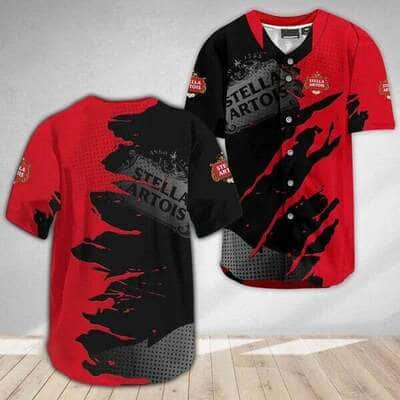 Stella Artois Baseball Jersey Metal Crack Gift For Sports Lovers Stella Artois Baseball Jersey Metal Crack Gift For Sports Lovers