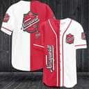 White And Red Narragansett Baseball Jersey Cool Gift For Dad White And Red Narragansett Baseball Jersey Cool Gift For Dad