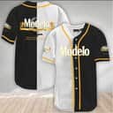 Black And White Cerveza Modelo Baseball Jersey Negra Gift For Beer Drinkers Black And White Cerveza Modelo Baseball Jersey Negra Gift For Beer Drinkers