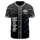 Black Modelo Baseball Jersey Custom Name Gift For Beer Drinkers Black Modelo Baseball Jersey Custom Name Gift For Beer Drinkers