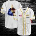 Custom Vintage Negra Modelo Baseball Jersey US Flag Gift For Boyfriend Custom Vintage Negra Modelo Baseball Jersey US Flag Gift For Boyfriend