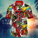NCAA Texas Tech Red Raiders Hawaiian Shirt Birds And Palm Leaves Best Gift For Dad NCAA Texas Tech Red Raiders Hawaiian Shirt Birds And Palm Leaves Best Gift For Dad