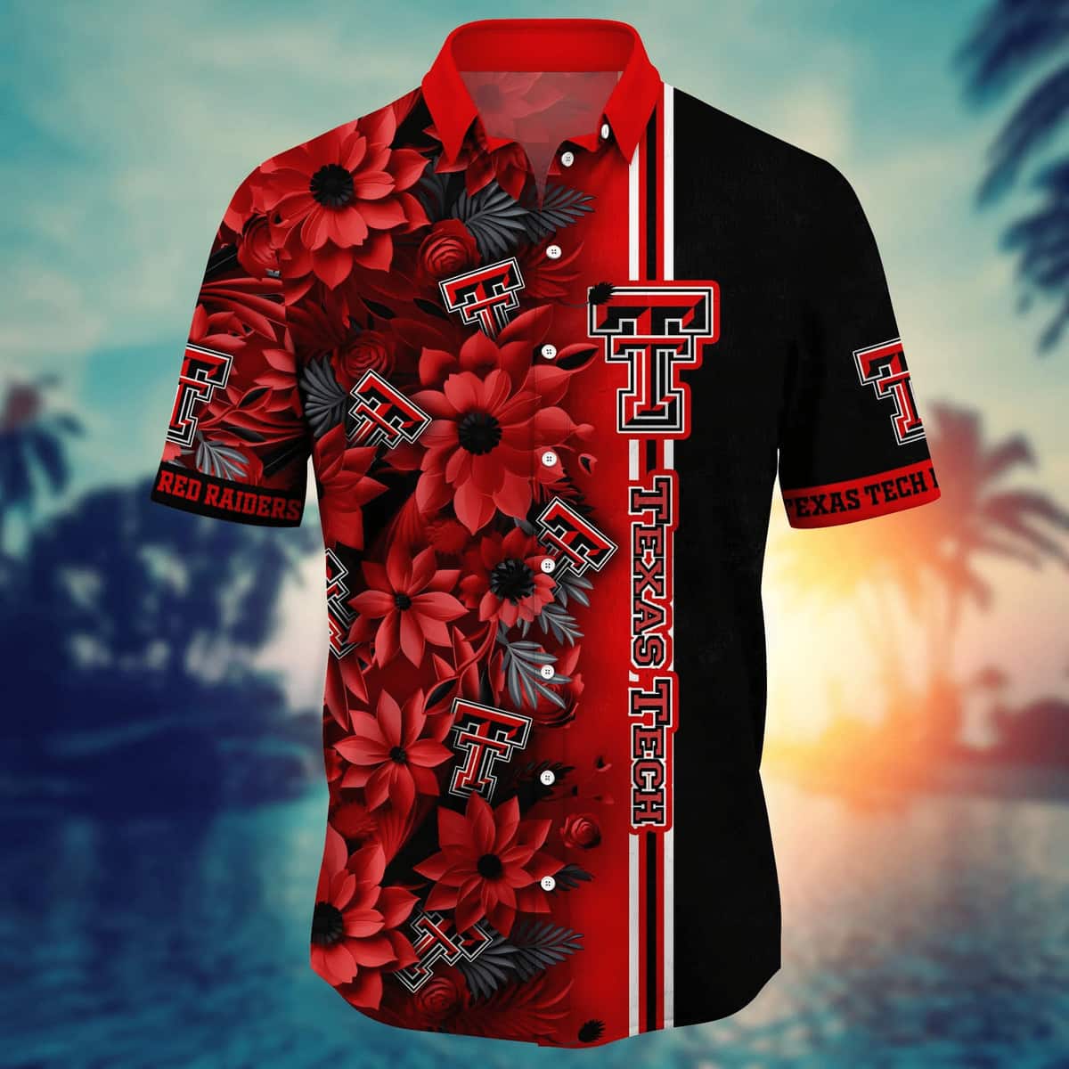 Trending Aloha NCAA Texas Tech Red Raiders Hawaiian Shirt Beach Lovers Gift Trending Aloha NCAA Texas Tech Red Raiders Hawaiian Shirt Beach Lovers Gift