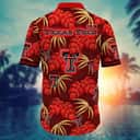 Red Aloha NCAA Texas Tech Red Raiders Hawaiian Shirt Palm Leaves Best Gift For Dad Red Aloha NCAA Texas Tech Red Raiders Hawaiian Shirt Palm Leaves Best Gift For Dad