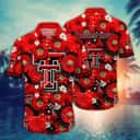 NCAA Texas Tech Red Raiders Hawaiian Shirt Abstract Flower Gift For Great Grandma NCAA Texas Tech Red Raiders Hawaiian Shirt Abstract Flower Gift For Great Grandma