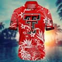 NCAA Texas Tech Red Raiders Hawaiian Shirt Tropical Forest Gift For Best Friend