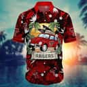 NCAA Texas Tech Red Raiders Hawaiian Shirt Palm Leaves Gift For Friend