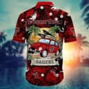NCAA Texas Tech Red Raiders Hawaiian Shirt Palm Leaves Gift For Friend