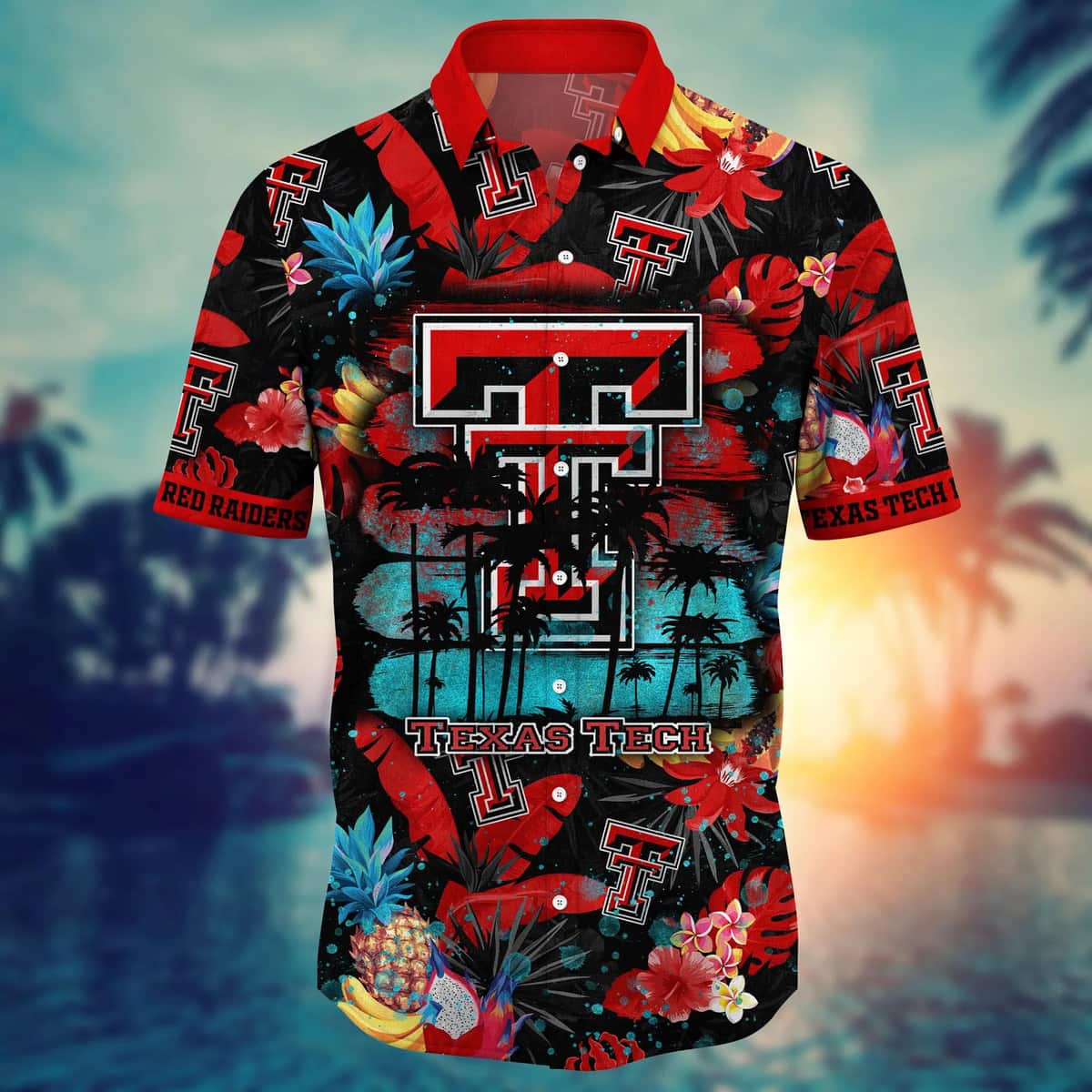 Colorful Aloha NCAA Texas Tech Red Raiders Hawaiian Shirt Gift For Friend Colorful Aloha NCAA Texas Tech Red Raiders Hawaiian Shirt Gift For Friend