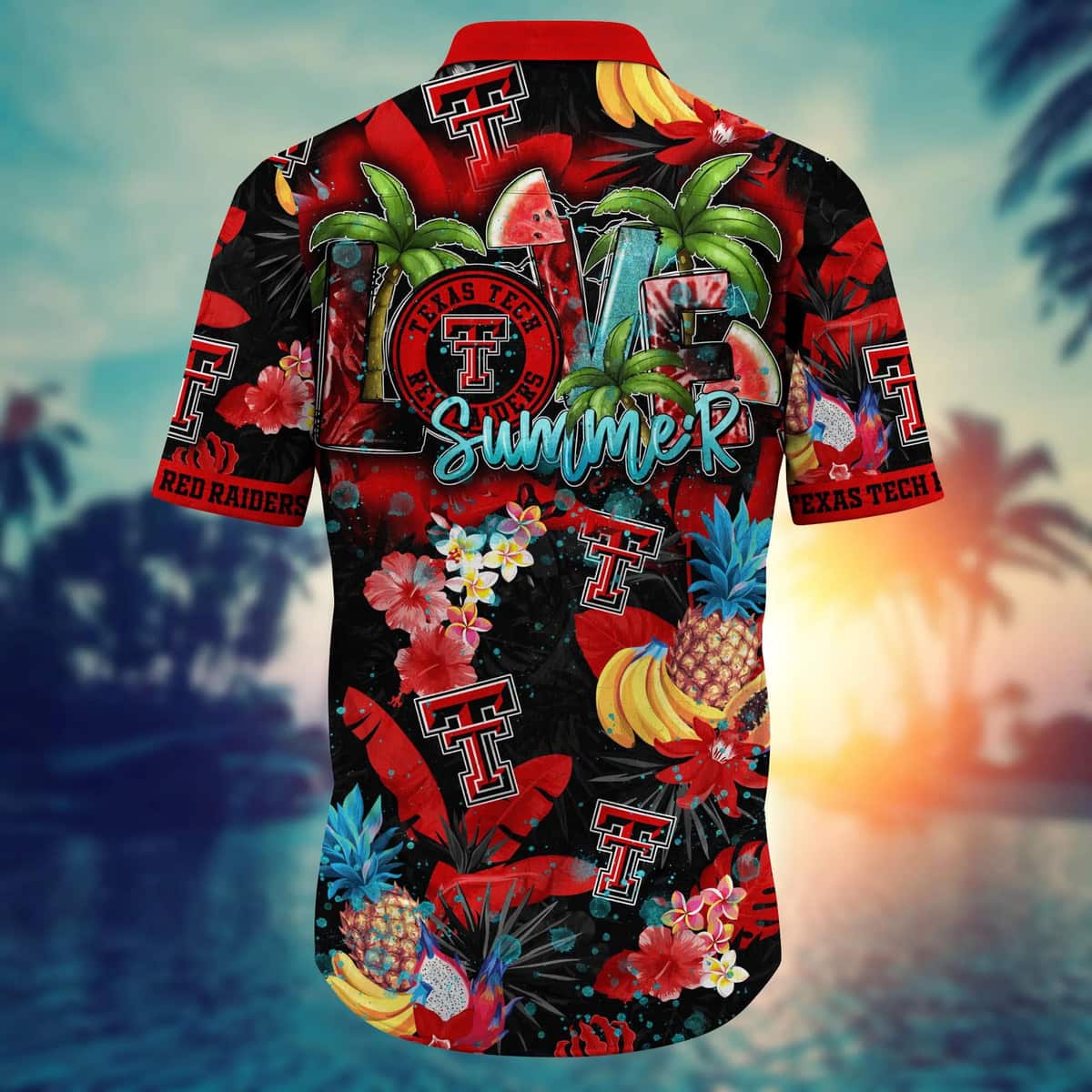 Colorful Aloha NCAA Texas Tech Red Raiders Hawaiian Shirt Gift For Friend Colorful Aloha NCAA Texas Tech Red Raiders Hawaiian Shirt Gift For Friend