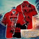 Cool NCAA Texas Tech Red Raiders Hawaiian Shirt Custom Name Beach Gift For Mom Cool NCAA Texas Tech Red Raiders Hawaiian Shirt Custom Name Beach Gift For Mom