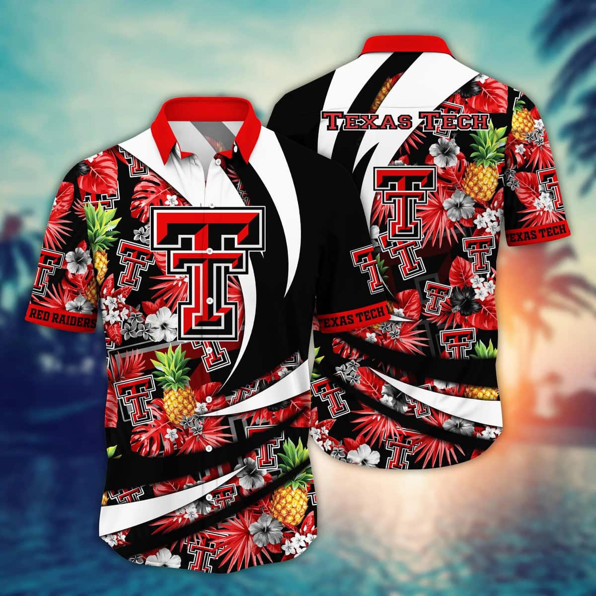 Special Aloha NCAA Texas Tech Red Raiders Hawaiian Shirt Pineapple Gift For Friend