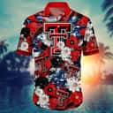 Floral Aloha NCAA Texas Tech Red Raiders Hawaiian Shirt Independence Day Gift For Dad Floral Aloha NCAA Texas Tech Red Raiders Hawaiian Shirt Independence Day Gift For Dad
