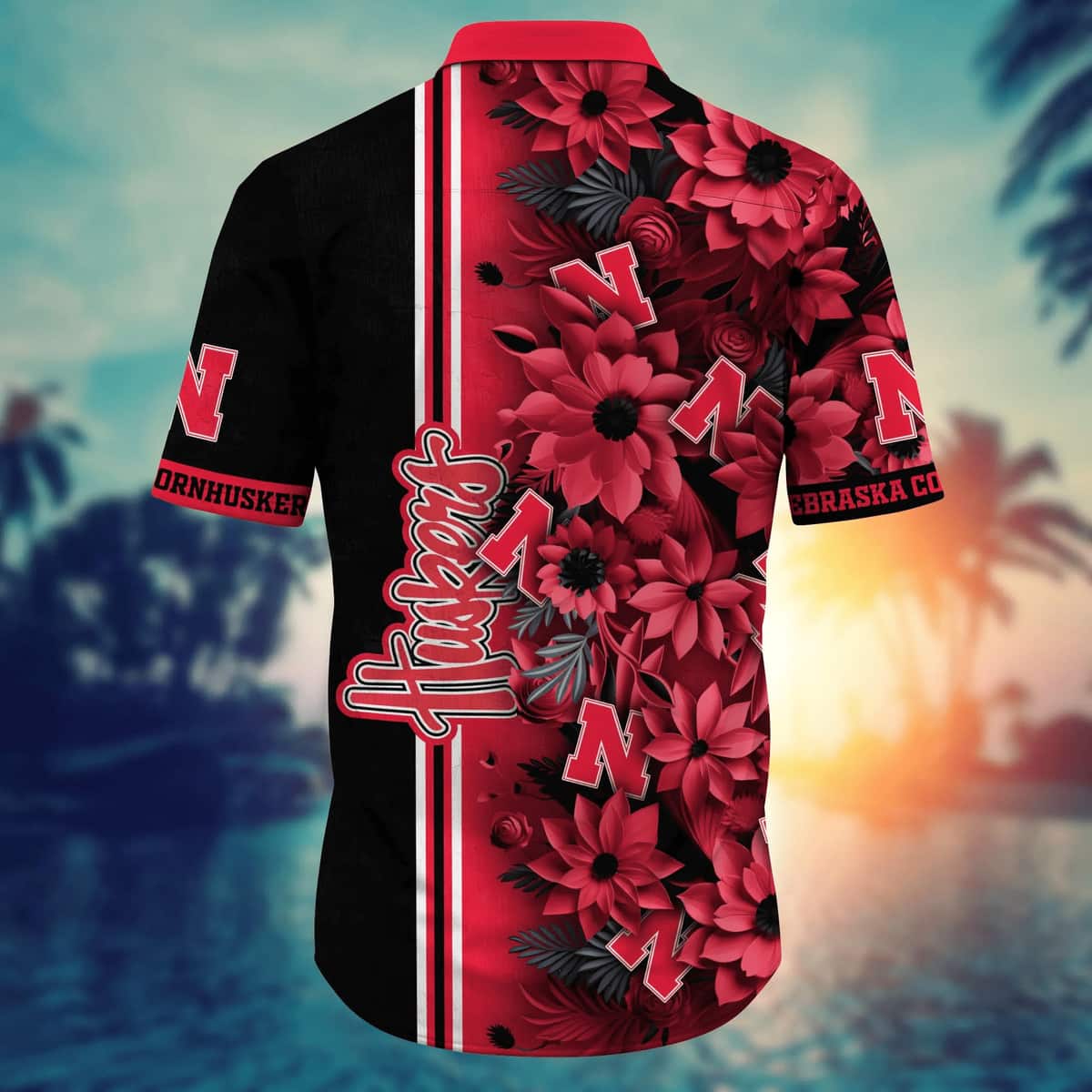 Trending Aloha Nebraska Cornhuskers NCAA Hawaiian Shirt Beach Lovers Gift Trending Aloha Nebraska Cornhuskers NCAA Hawaiian Shirt Beach Lovers Gift