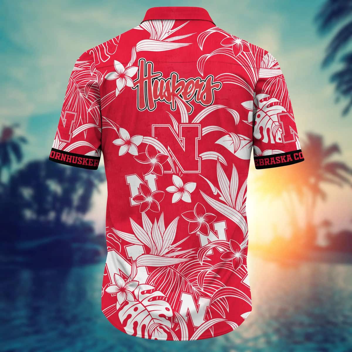 Awesome Aloha NCAA Nebraska Cornhuskers Hawaiian Shirt Beach Vacation Gift Awesome Aloha NCAA Nebraska Cornhuskers Hawaiian Shirt Beach Vacation Gift
