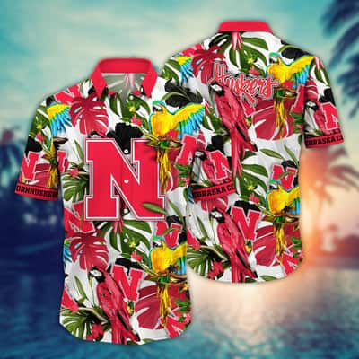 Tropical Aloha NCAA Nebraska Cornhuskers Hawaiian Shirt Summer Holiday Gift