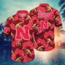 Summer Aloha NCAA Nebraska Cornhuskers Hawaiian Shirt Palm Leaves Gift For Dad Summer Aloha NCAA Nebraska Cornhuskers Hawaiian Shirt Palm Leaves Gift For Dad