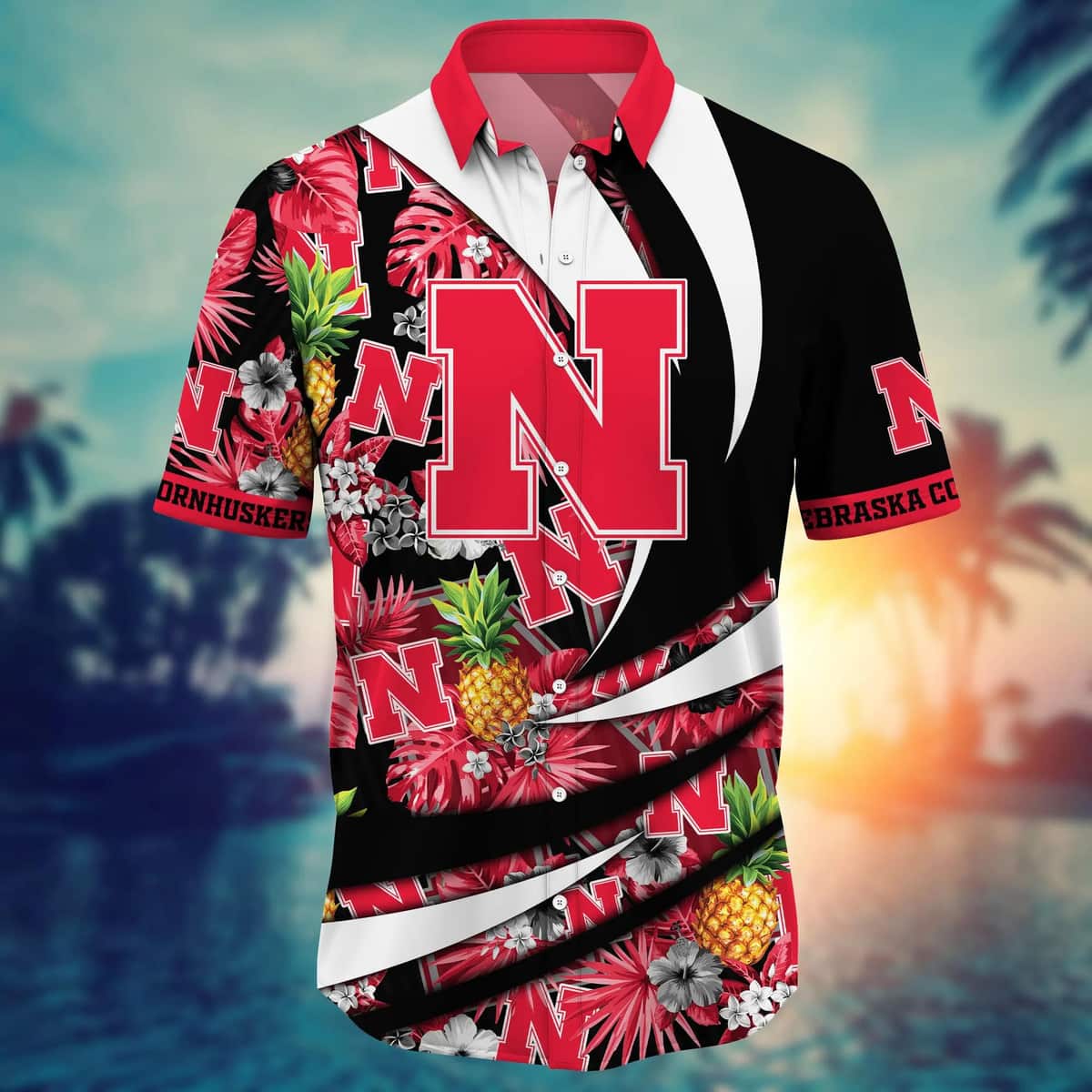 Colorful Aloha NCAA Nebraska Cornhuskers Hawaiian Shirt Trendy Summer Gift For Dad Colorful Aloha NCAA Nebraska Cornhuskers Hawaiian Shirt Trendy Summer Gift For Dad