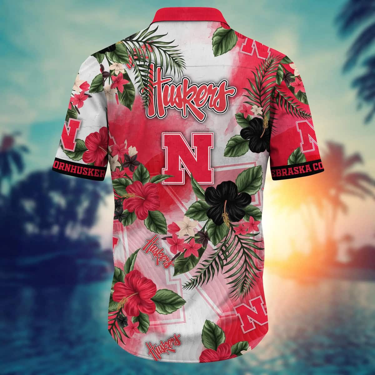 Classic Aloha NCAA Nebraska Cornhuskers Hawaiian Shirt Gift For Best Friend Classic Aloha NCAA Nebraska Cornhuskers Hawaiian Shirt Gift For Best Friend