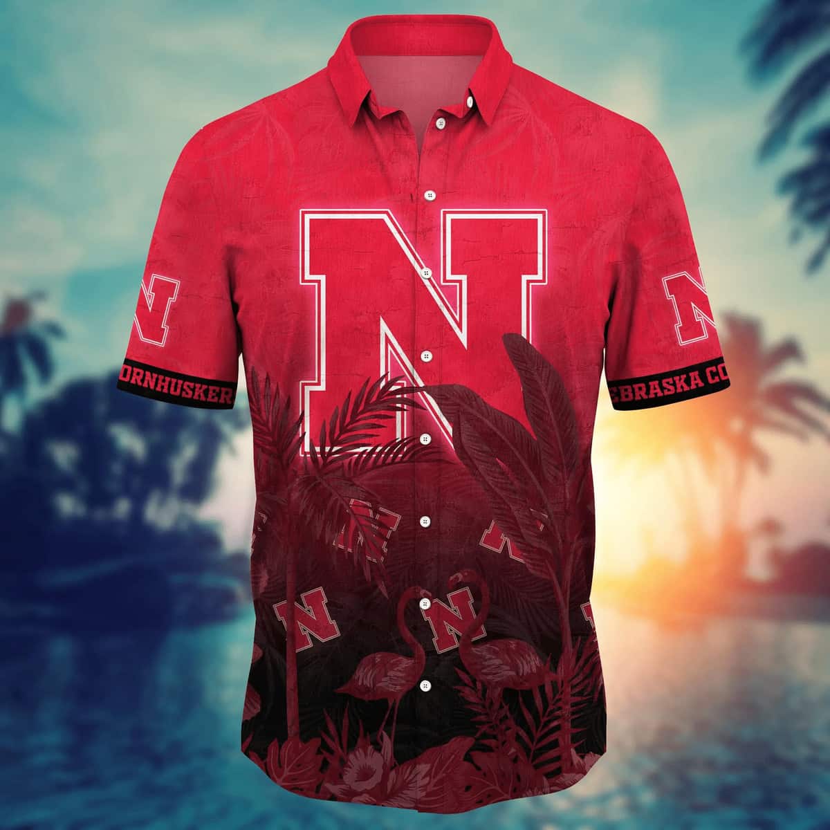 Vintage Aloha NCAA Nebraska Cornhuskers Hawaiian Shirt Cool Gift For Friends Vintage Aloha NCAA Nebraska Cornhuskers Hawaiian Shirt Cool Gift For Friends