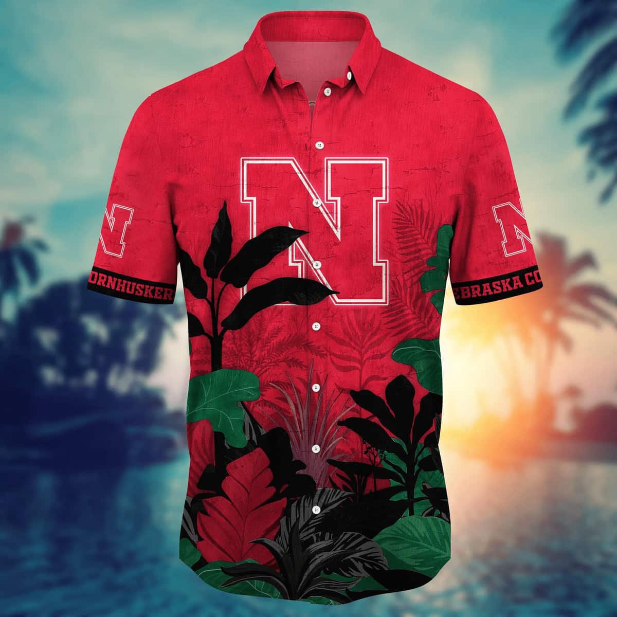 Tropical Aloha NCAA Nebraska Cornhuskers Hawaiian Shirt Trendy Summer Gift For Best Friend Tropical Aloha NCAA Nebraska Cornhuskers Hawaiian Shirt Trendy Summer Gift For Best Friend
