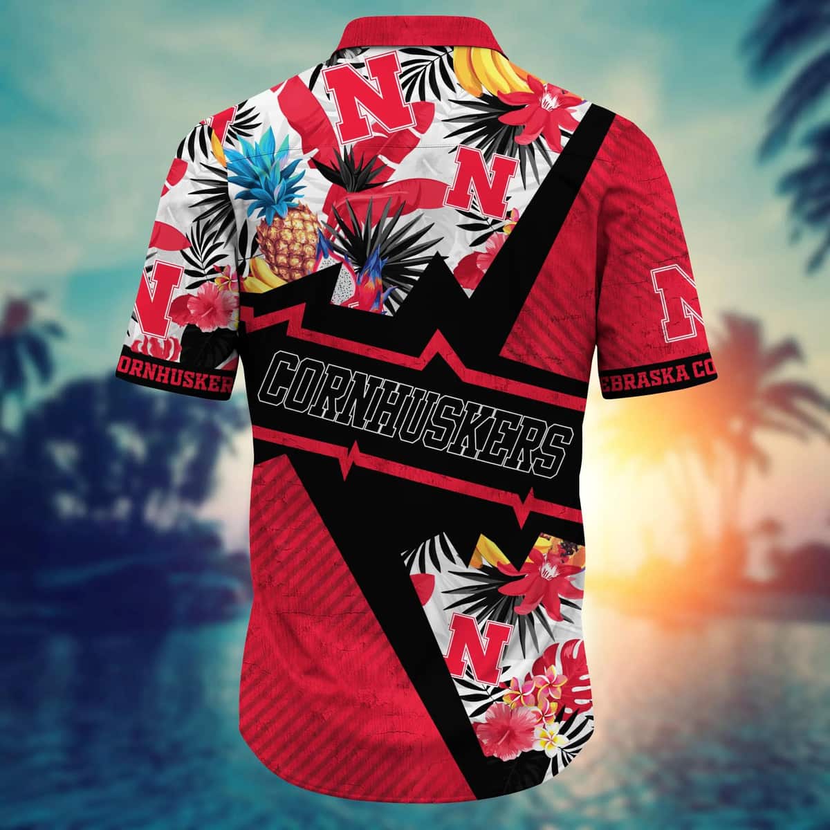 NCAA Nebraska Cornhuskers Hawaiian Shirt Summer Holiday Gift For Best Friend NCAA Nebraska Cornhuskers Hawaiian Shirt Summer Holiday Gift For Best Friend