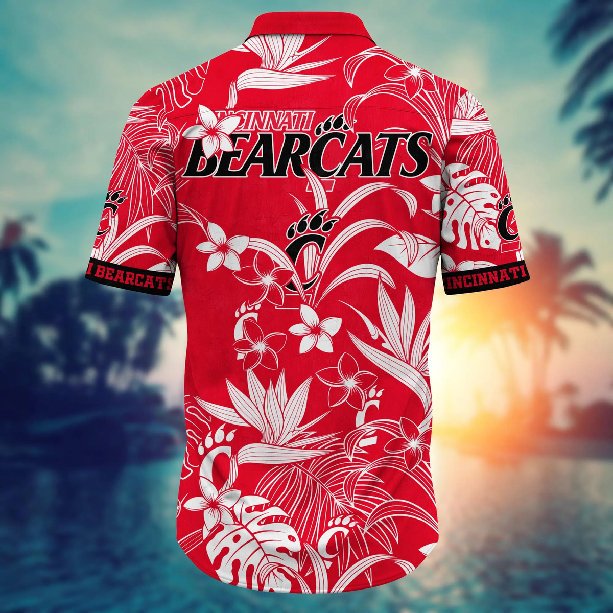 Cincinnati Bearcats NCAA Hawaiian Shirt Beach Vacation Gift For Great Dad Cincinnati Bearcats NCAA Hawaiian Shirt Beach Vacation Gift For Great Dad