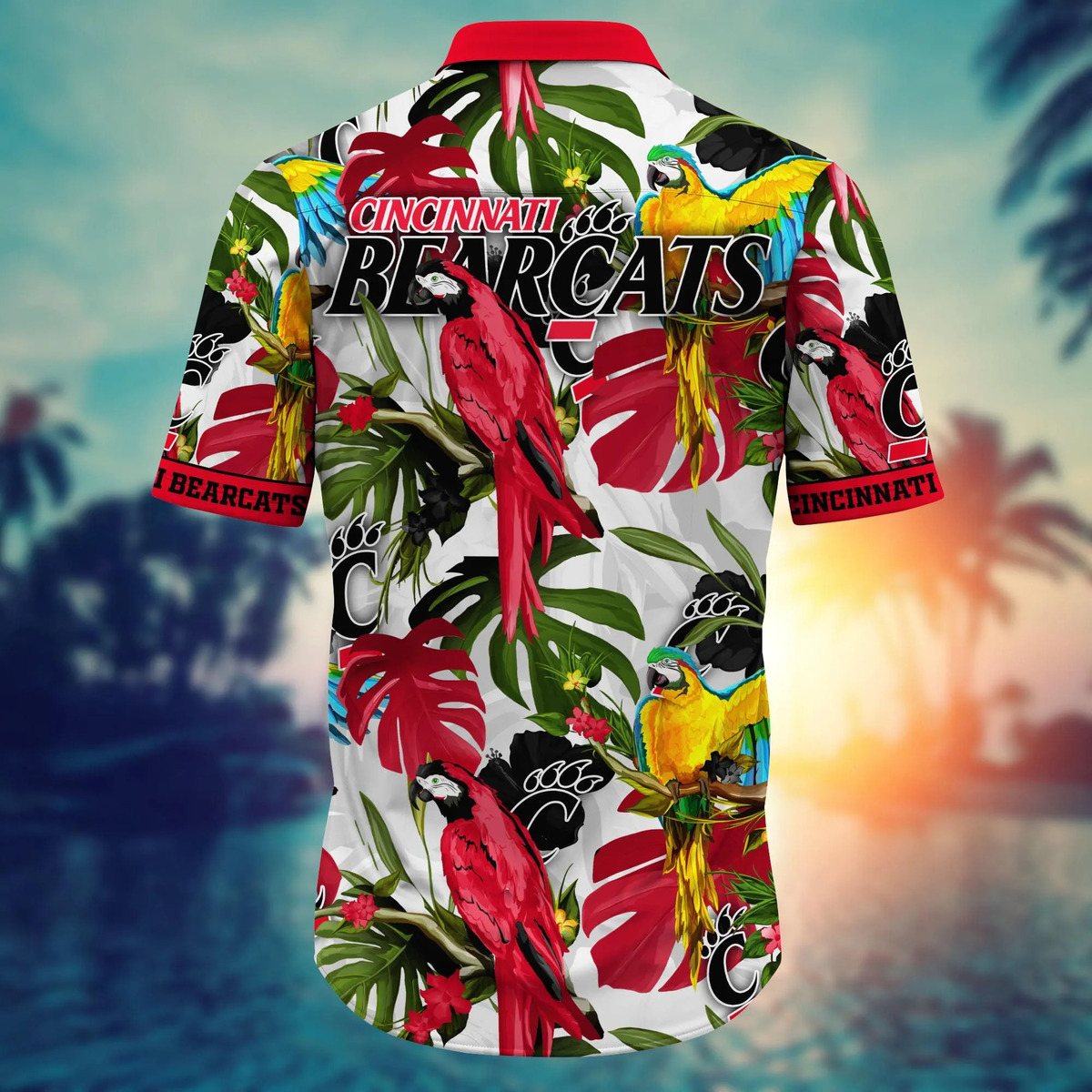 Tropical Aloha Cincinnati Bearcats NCAA Hawaiian Shirt Best Gift For Older Dad Tropical Aloha Cincinnati Bearcats NCAA Hawaiian Shirt Best Gift For Older Dad