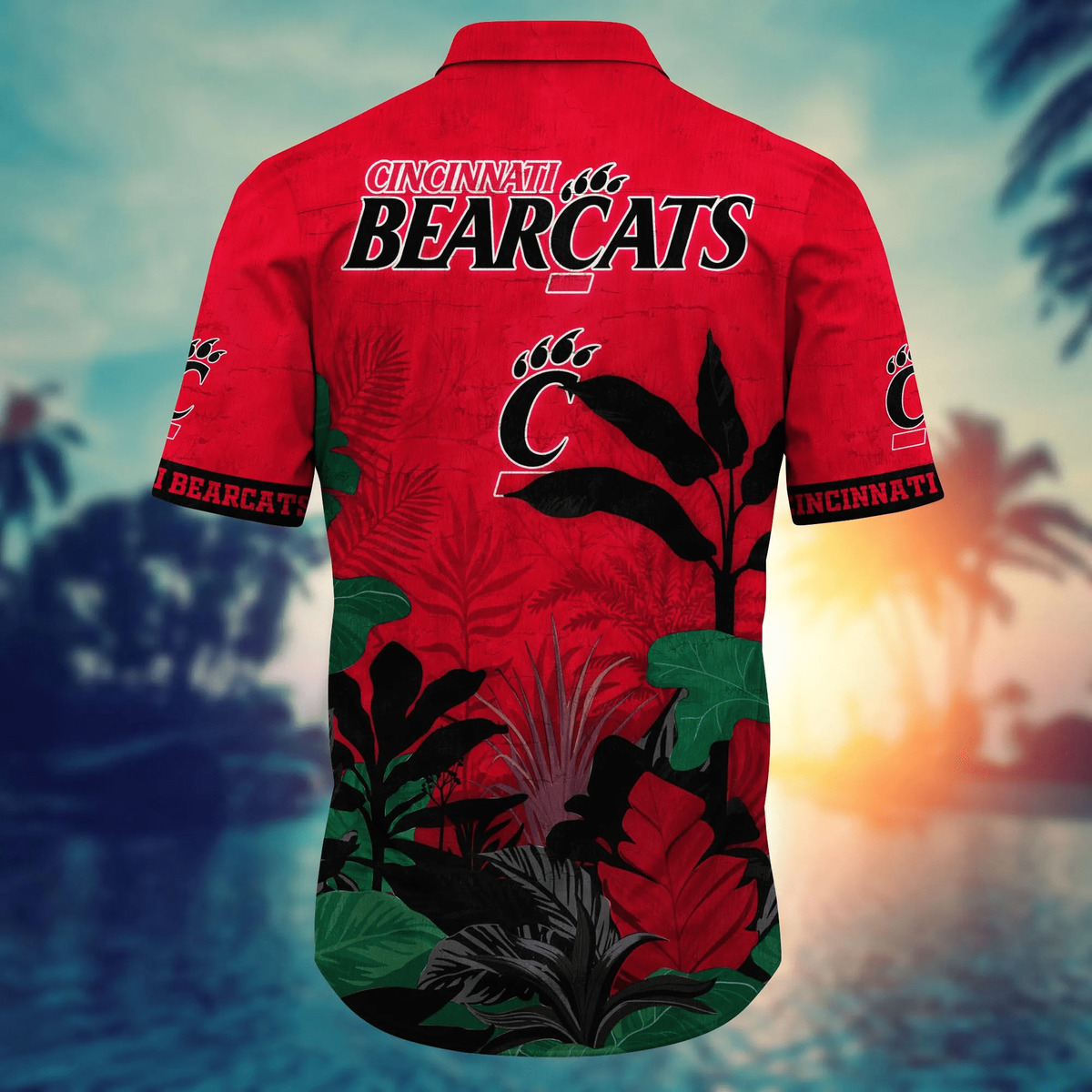 NCAA Cincinnati Bearcats Hawaiian Shirt Tropical Forest Gift For Best Friend NCAA Cincinnati Bearcats Hawaiian Shirt Tropical Forest Gift For Best Friend