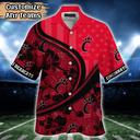 NCAA Cincinnati Bearcats Hawaiian Shirt Customize Name Gift For Great Dad NCAA Cincinnati Bearcats Hawaiian Shirt Customize Name Gift For Great Dad
