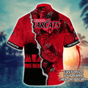 Cincinnati Bearcats Hawaiian Shirt Customize Name Summer Holiday Gift For Great Dad