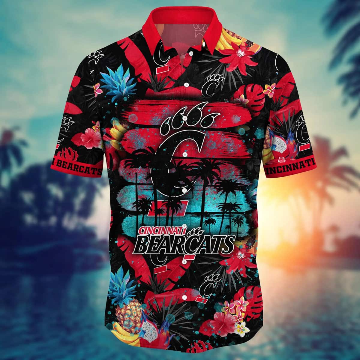 Colorful Aloha Cincinnati Bearcats NCAA Hawaiian Shirt Best Gift For Fans Colorful Aloha Cincinnati Bearcats NCAA Hawaiian Shirt Best Gift For Fans