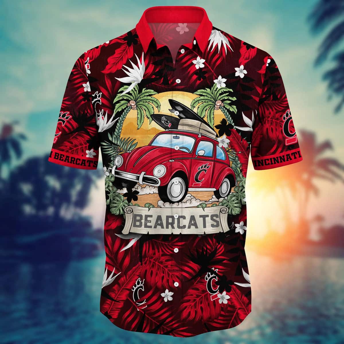 Summer Aloha NCAA Cincinnati Bearcats Hawaiian Shirt Practical Gift For Sports Fans Summer Aloha NCAA Cincinnati Bearcats Hawaiian Shirt Practical Gift For Sports Fans