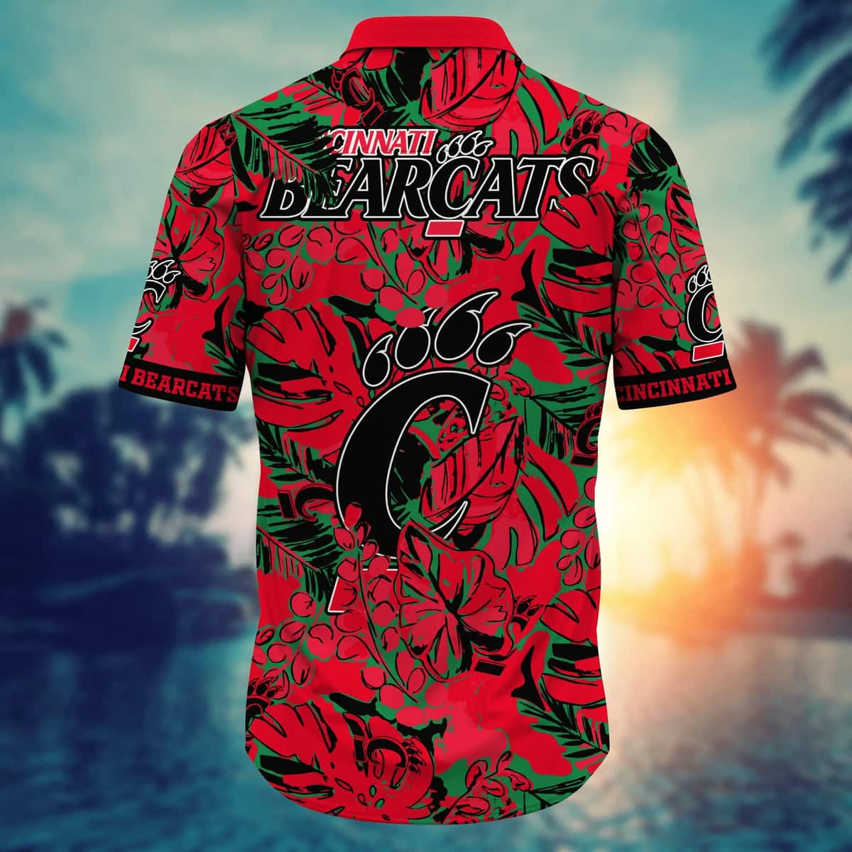 Red Aloha NCAA Cincinnati Bearcats Hawaiian Shirt Gift For Boyfriend Red Aloha NCAA Cincinnati Bearcats Hawaiian Shirt Gift For Boyfriend