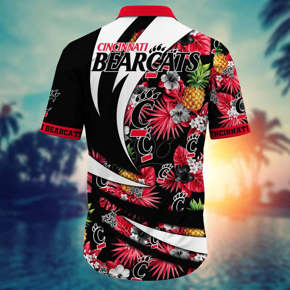 Stylish Aloha NCAA Cincinnati Bearcats Hawaiian Shirt Gift For Beach Lovers Stylish Aloha NCAA Cincinnati Bearcats Hawaiian Shirt Gift For Beach Lovers