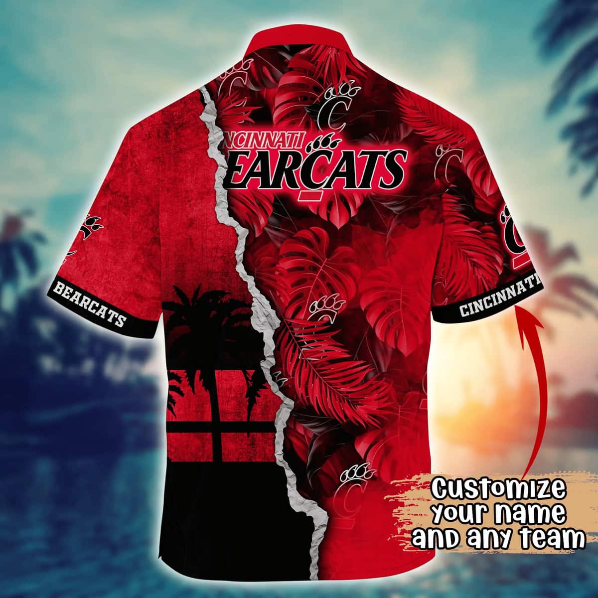 Vintage Aloha NCAA Cincinnati Bearcats Hawaiian Shirt Custom Name Gift For Beach Lovers Vintage Aloha NCAA Cincinnati Bearcats Hawaiian Shirt Custom Name Gift For Beach Lovers