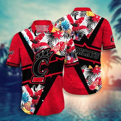 Summer Aloha NCAA Cincinnati Bearcats Hawaiian Shirt Pineapple Gift For Family Summer Aloha NCAA Cincinnati Bearcats Hawaiian Shirt Pineapple Gift For Family