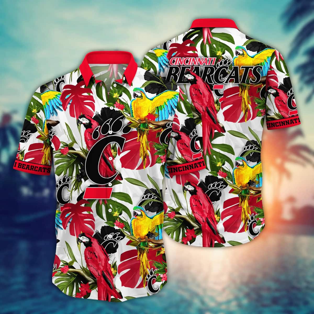 Tropical Aloha NCAA Cincinnati Bearcats Hawaiian Shirt Gift For Boyfriend