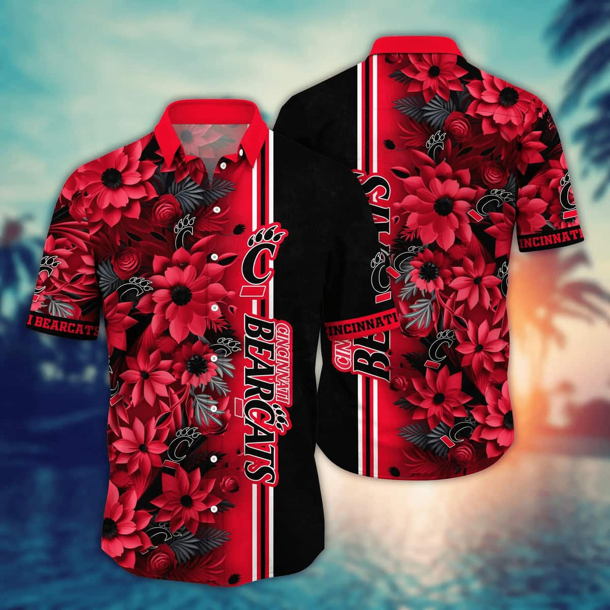 NCAA Cincinnati Bearcats Hawaiian Shirt Beach Vacation Gift For Family