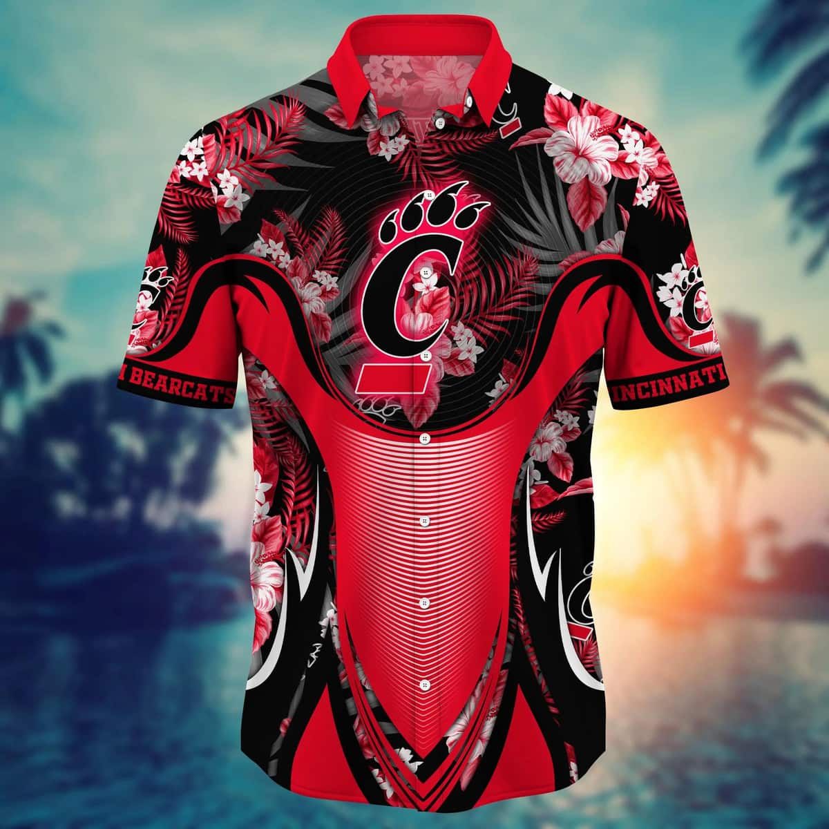 Tropical Aloha NCAA Cincinnati Bearcats Hawaiian Shirt Gift For New Grandpa Tropical Aloha NCAA Cincinnati Bearcats Hawaiian Shirt Gift For New Grandpa