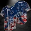 Retro NFL Indianapolis Colts Baseball Jersey US Flag Gift For Dad Retro NFL Indianapolis Colts Baseball Jersey US Flag Gift For Dad